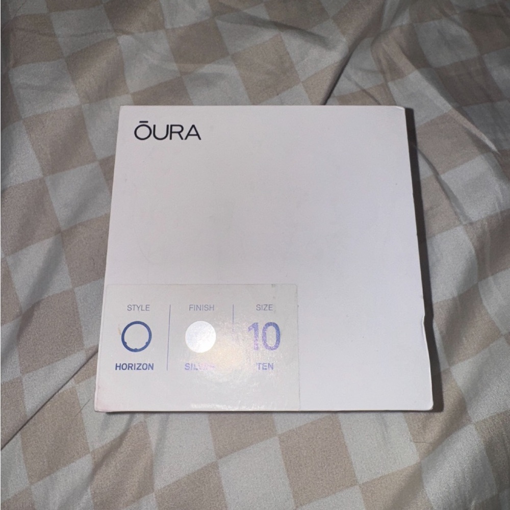 Oura Horizon Ring in Silver Tone